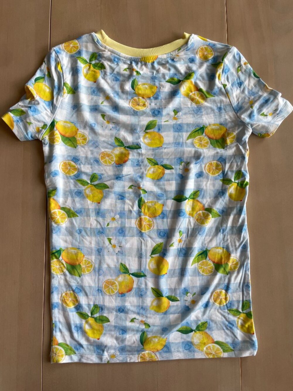 Entire Closet $5! Pat Pat Bamboo Kids Lemon Pjs Pajamas Set Patpat - Size 11 - Picture 6 of 12